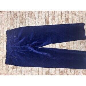 VINTAGE Polo Ralph Lauren Pants Mens 36x32 Blue Corduroy Cords Casual Preston